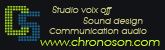 Chronoson, studio voix off, sound design et communication sonore � Grenoble