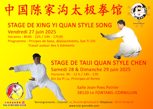 Stage Maitre Wen 2025